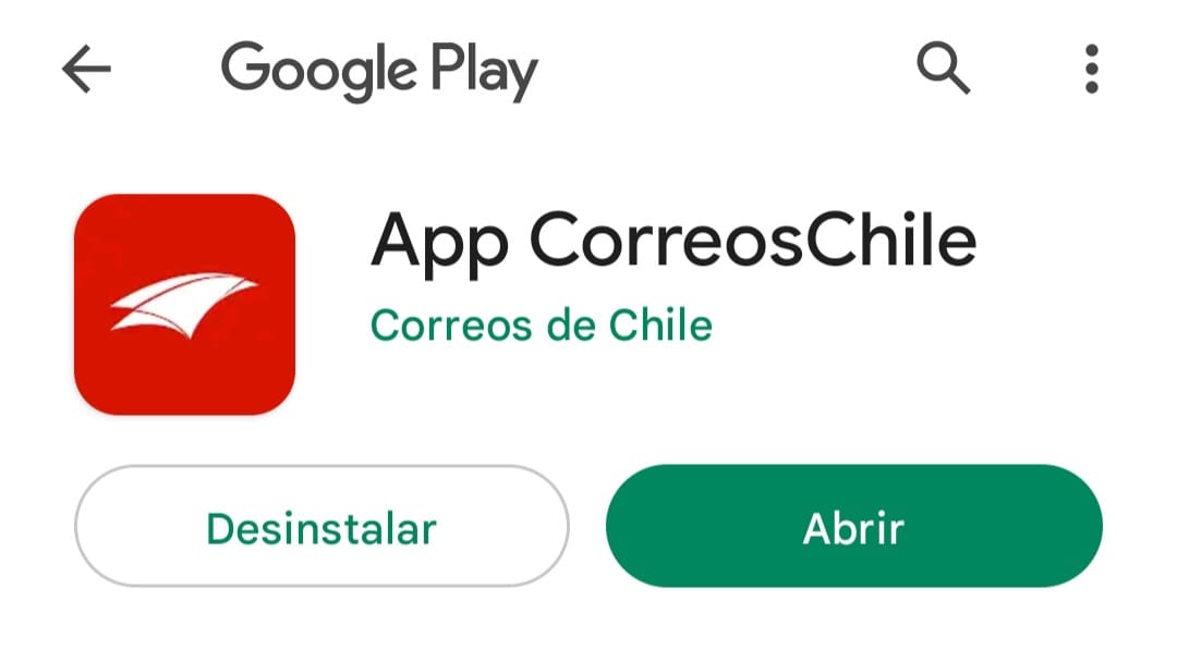 App de CorreosChile en Play Store