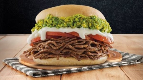 Súper Juan Italiano sándwich.