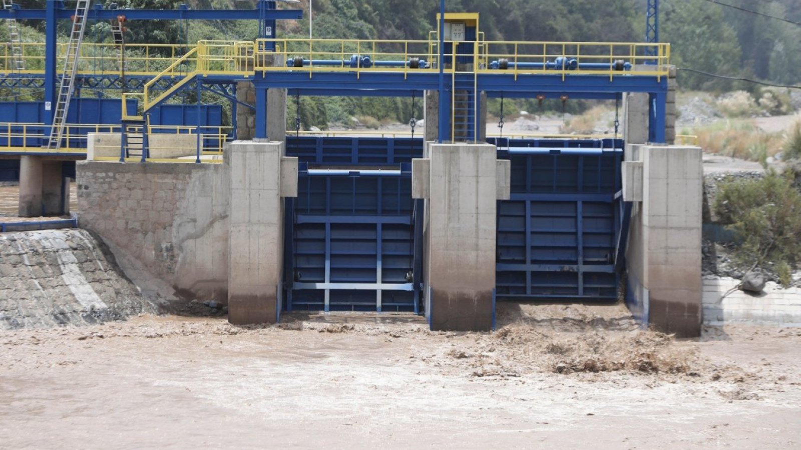 Producción de agua en el Río Maipo.