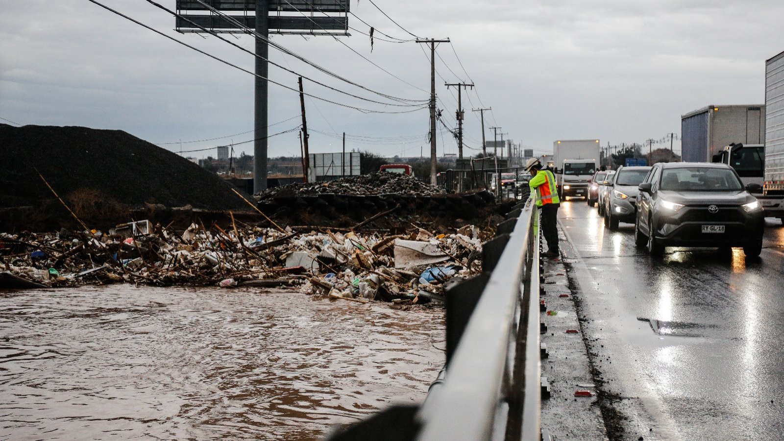 Puente Mapocho en la Ruta 68.