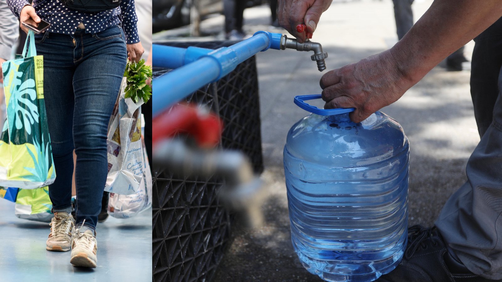 Qué abre durante un corte de agua.