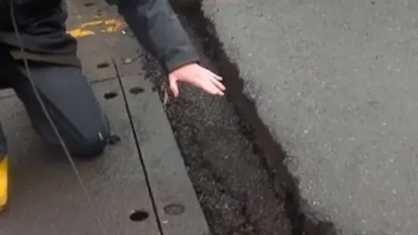 Puente mecano defectuoso en San José de Maipo.