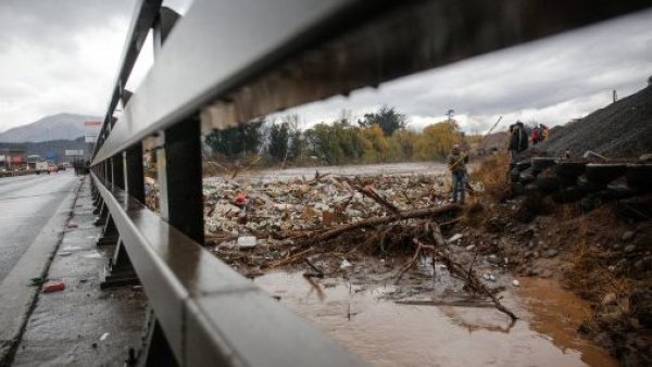 Puente Mapocho en la Ruta 68.