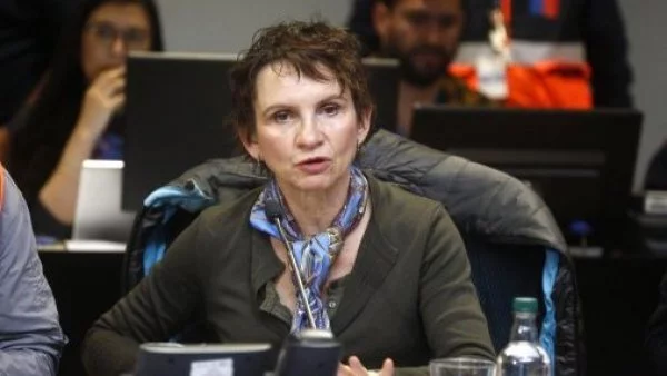 Carolina Tohá en el Senapred.