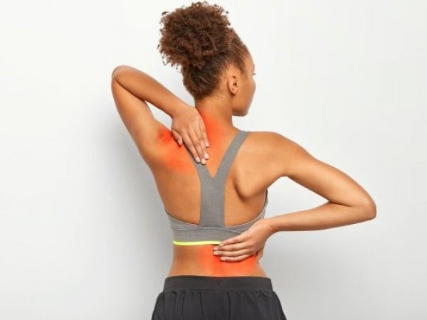 Mujer con fibromialgia.