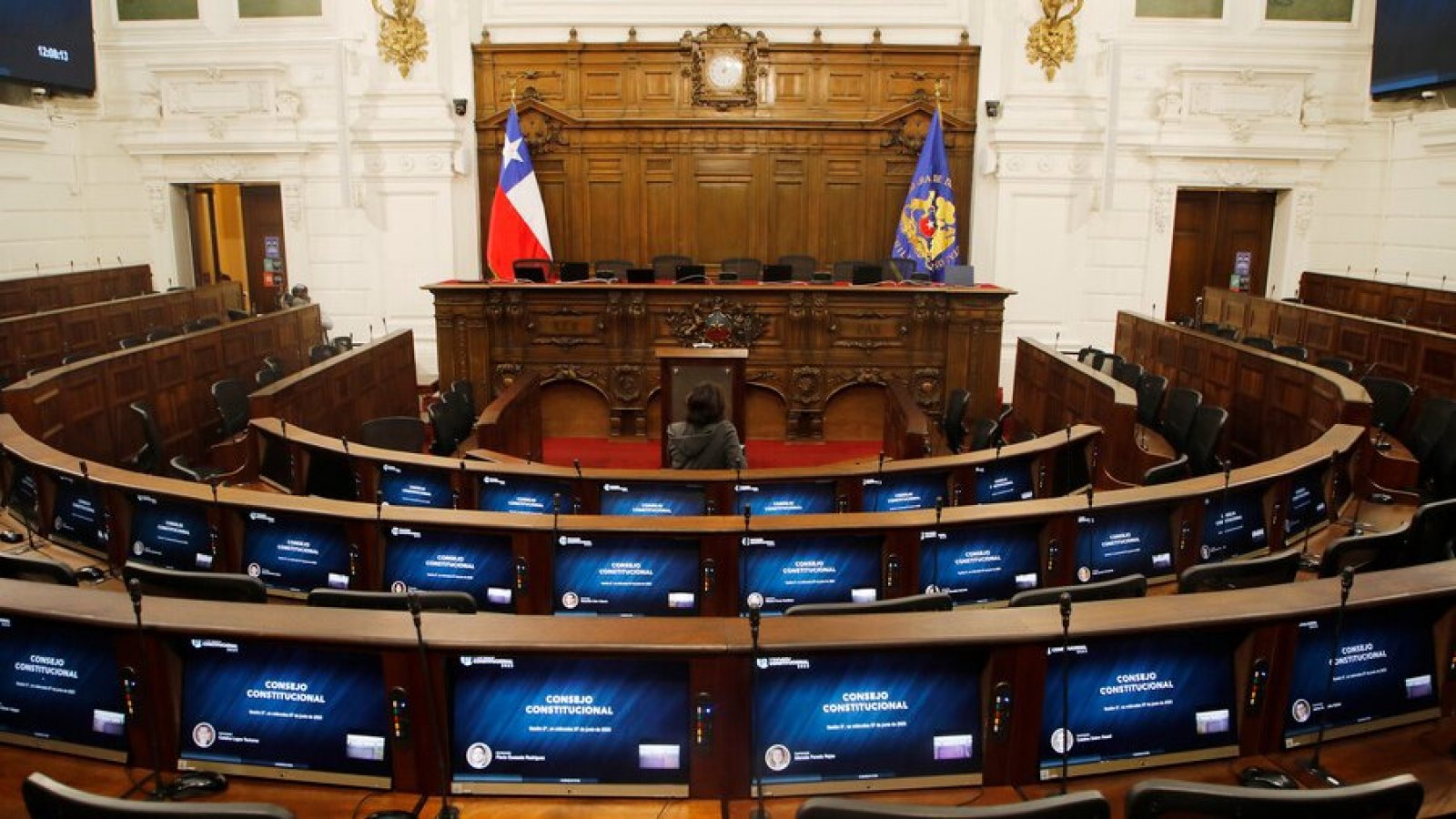 Sala del Congreso Nacional de Santiago para el Consejo Constitucional