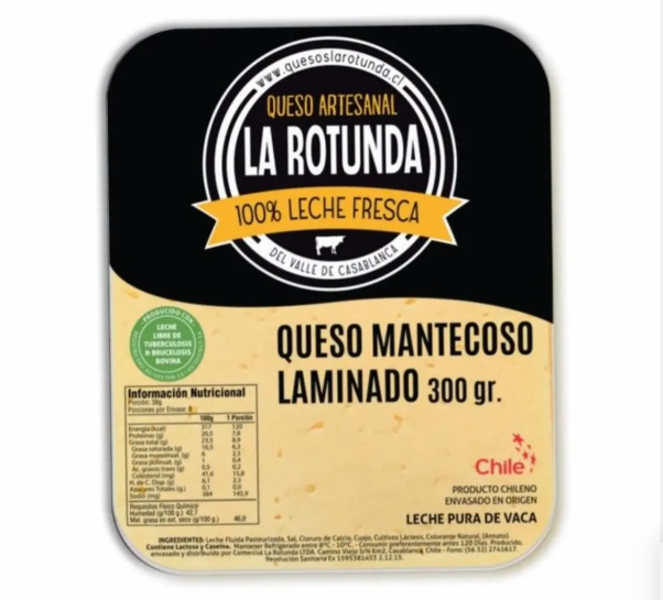 Queso mantecoso La Rotunda.