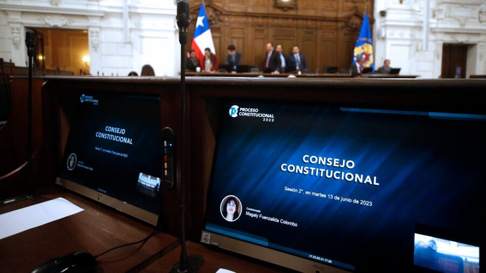 Computador del Consejo Constitucional.