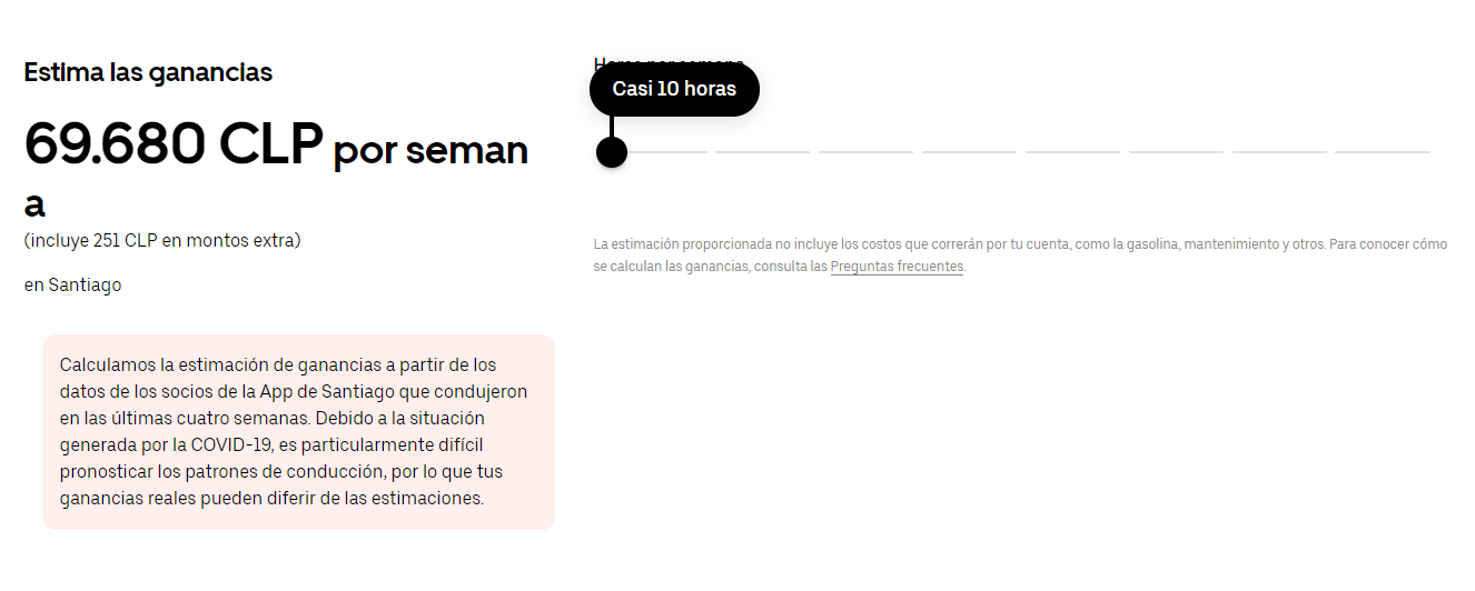 Cuánto ganan conductores de uber.