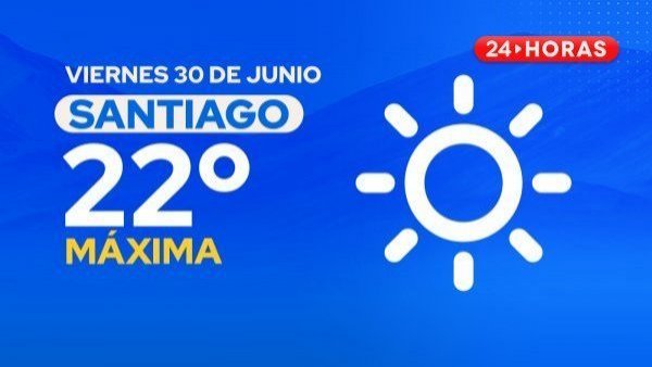 El tiempo en Santiago: viernes 30 de junio 2023
