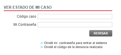 Estado de caso. Metro de Santiago.