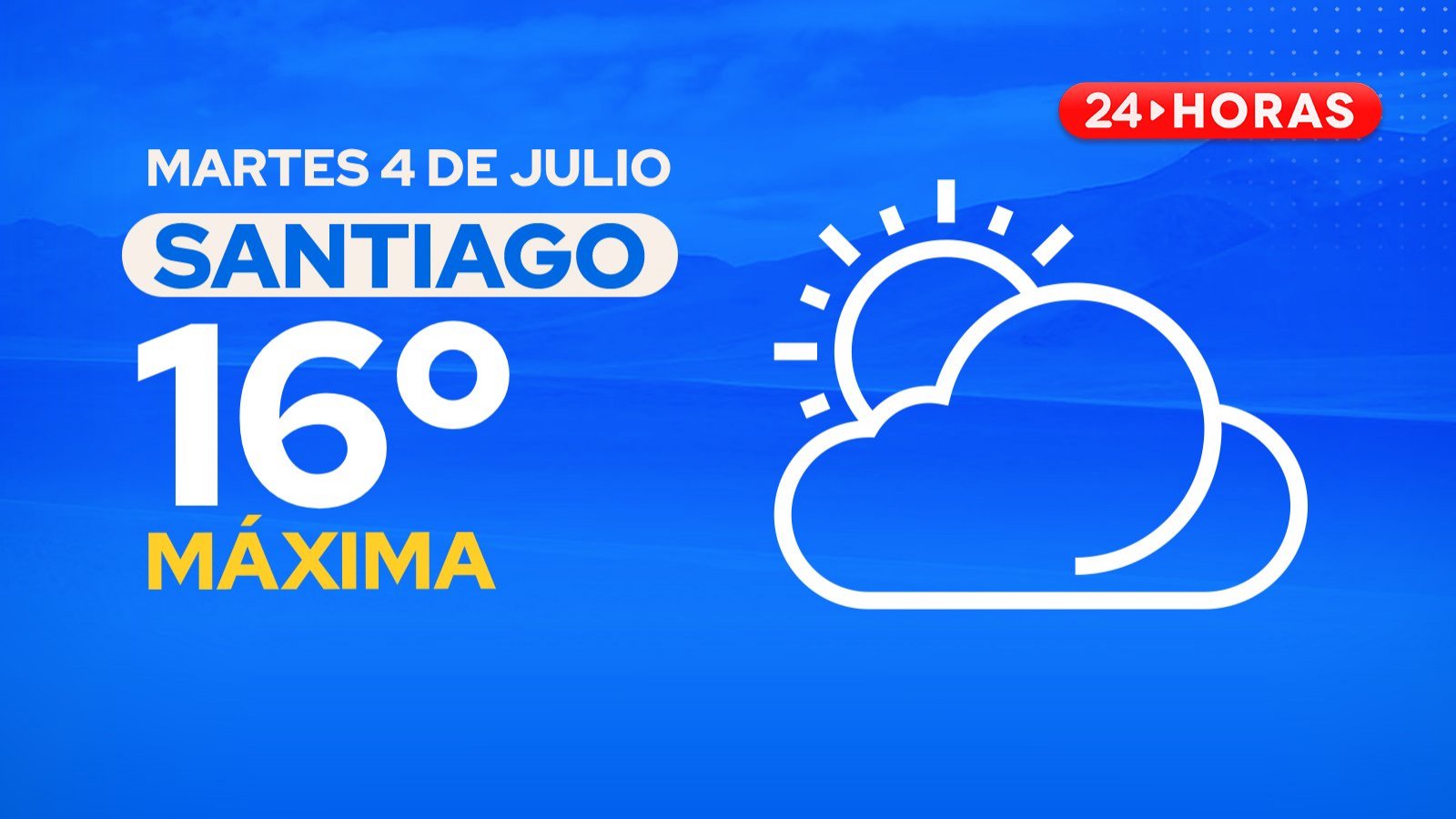 El tiempo en Santiago: martes 4 de julio 2023