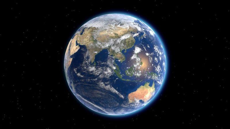 La Tierra vista desde el espacio.