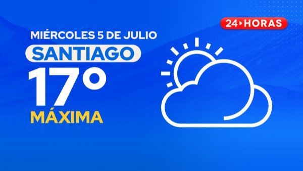 El tiempo en Santiago: miércoles 5 de julio 2023
