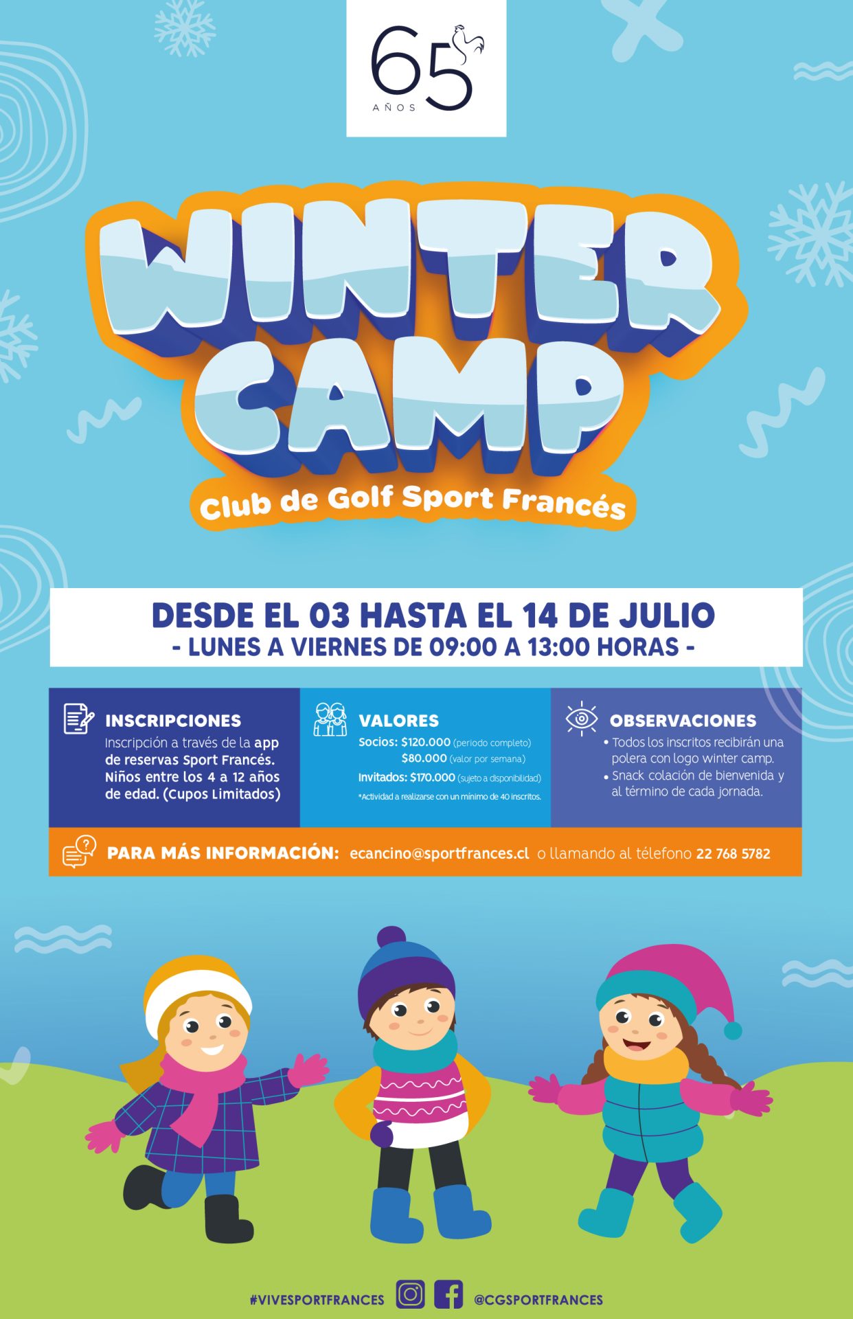 Afiche Winter Camp
