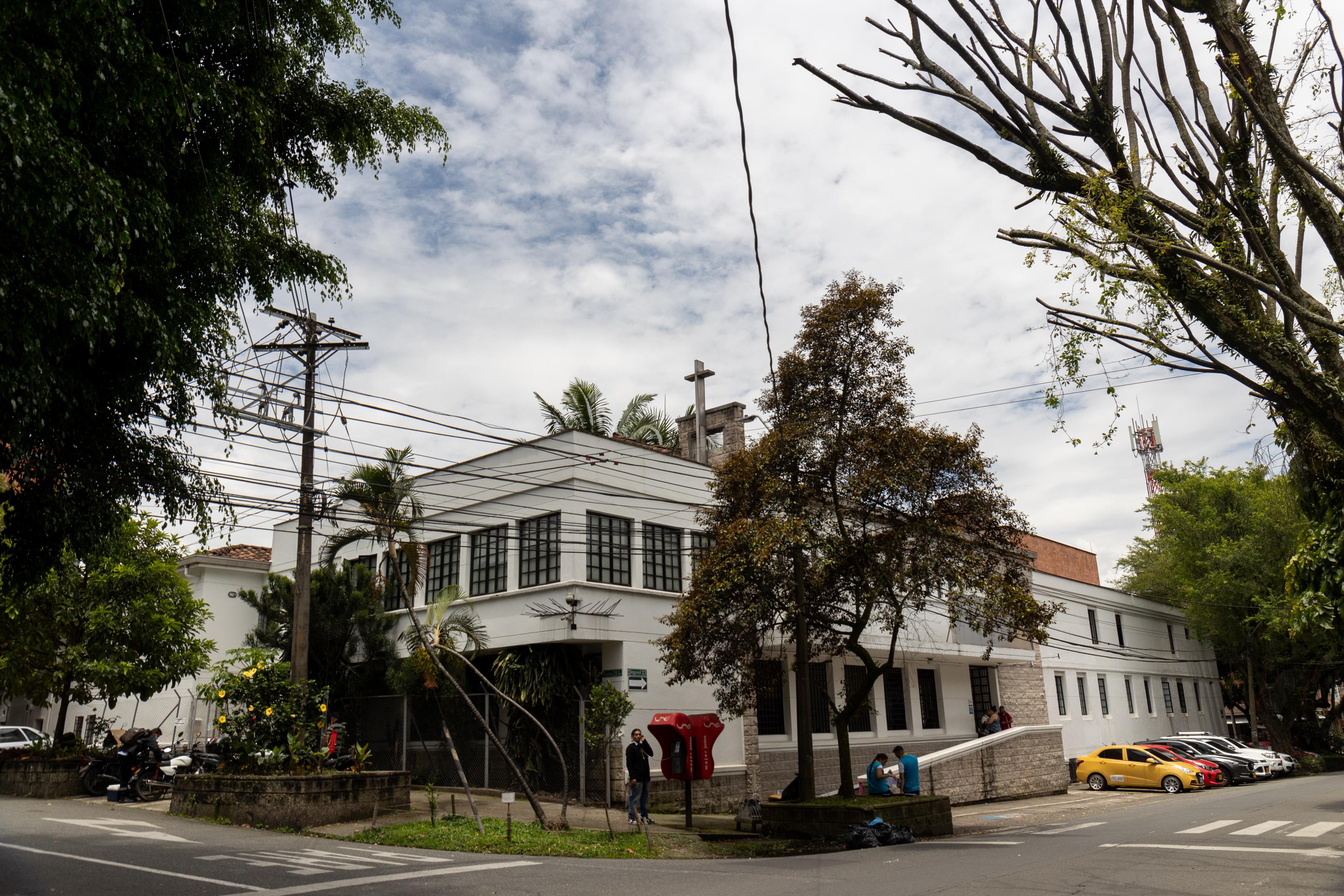 Esquina de la clínica en Envigado