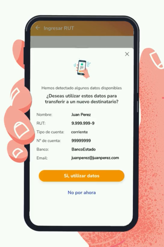 Captura de función nueva app BancoEstado.