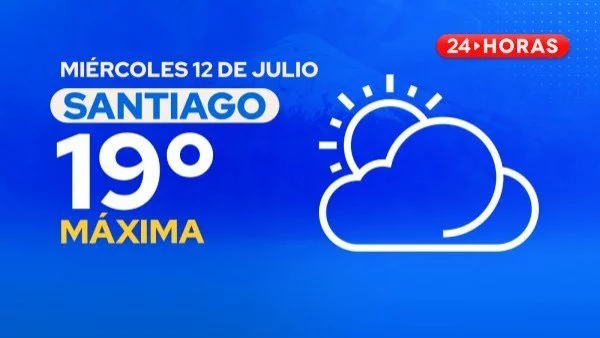 El tiempo en Santiago: miércoles 12 de julio 2023