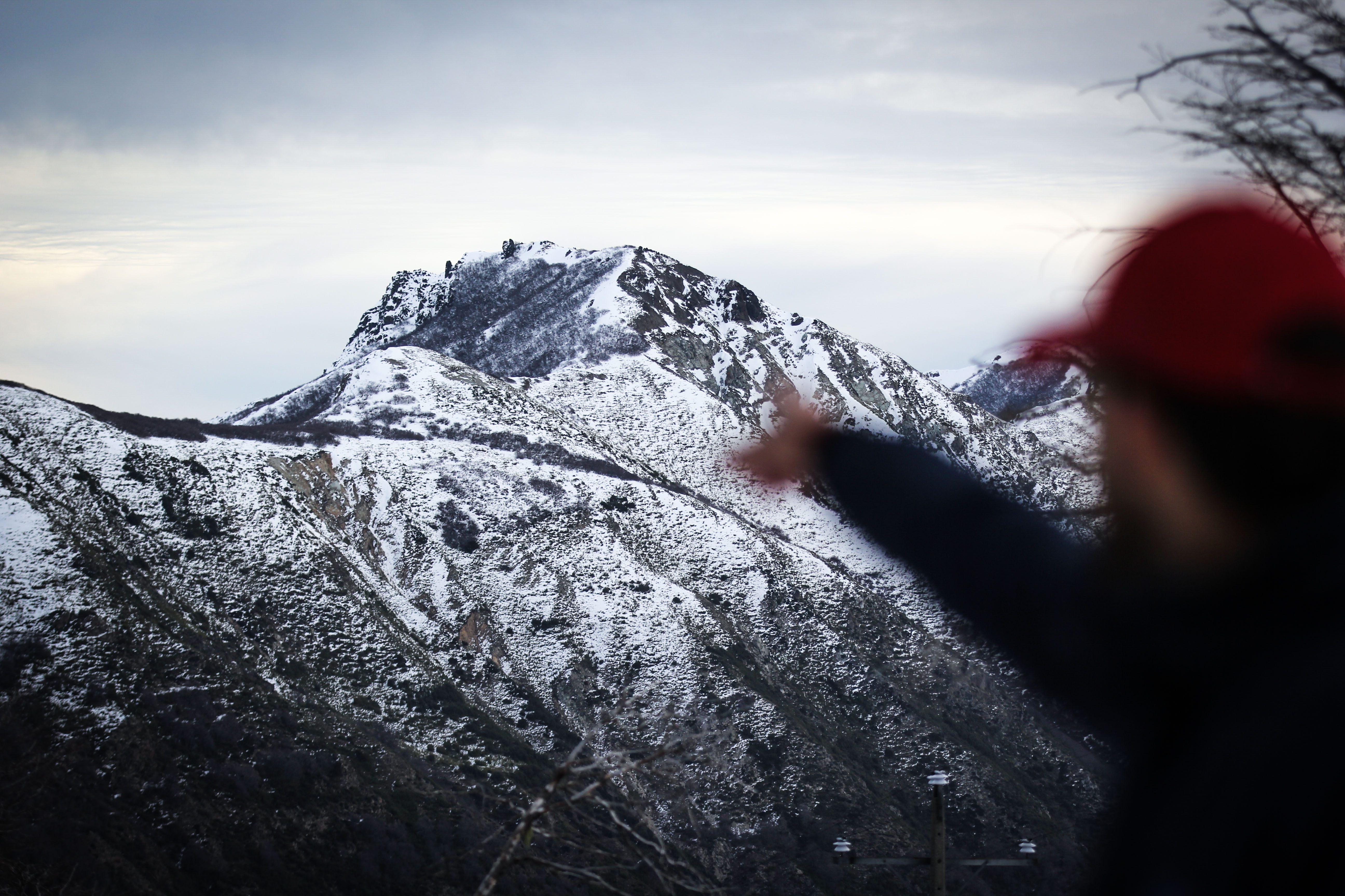 Nieve en cordillera.