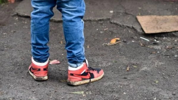 Piernas de un niño.