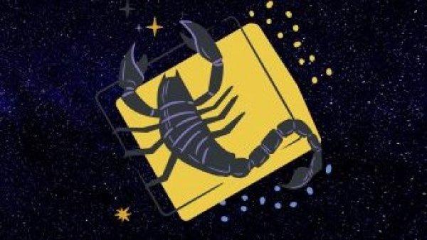 Signos zodiacales. Símbolo de Escorpio.