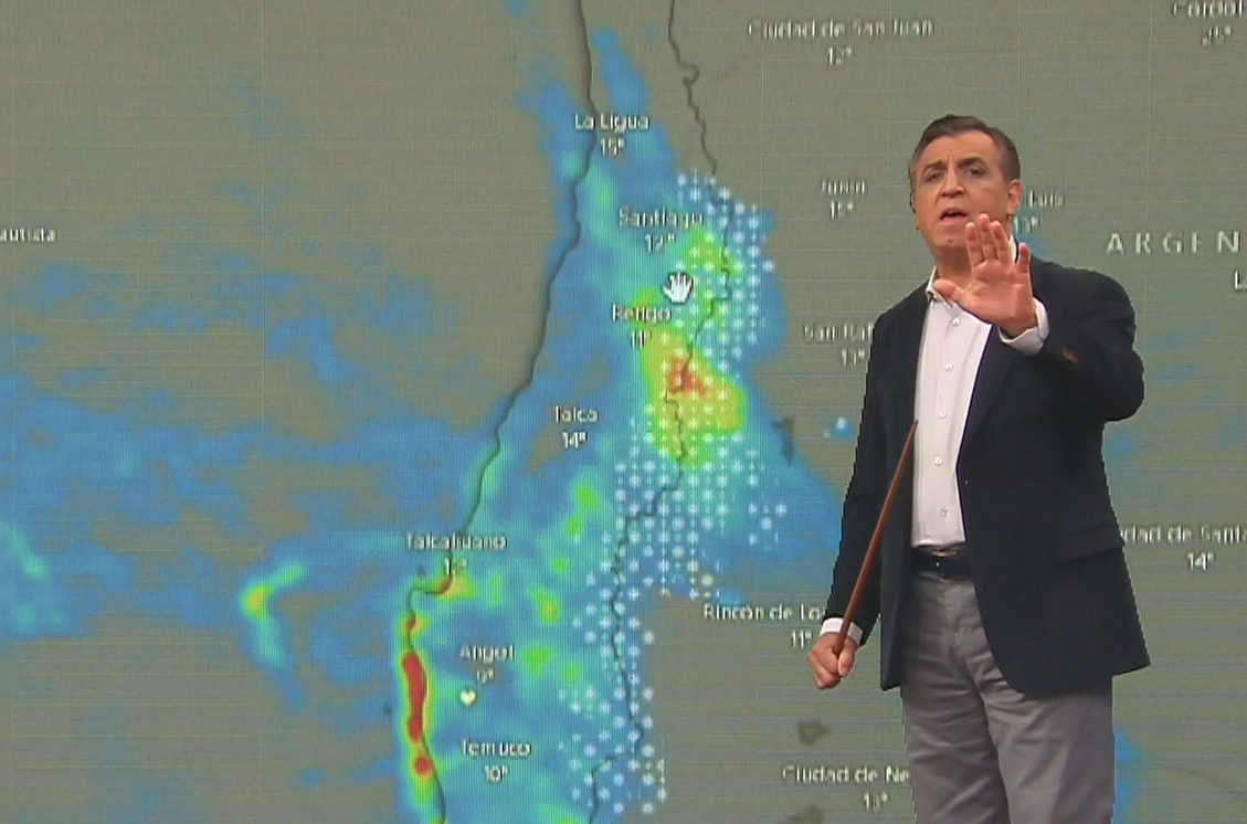 Pronóstico de lluvia de Iván Torres.