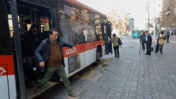Bus del Transantiago.