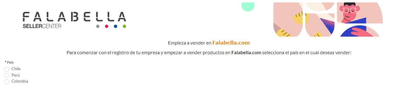 Formulario. Falabella. 