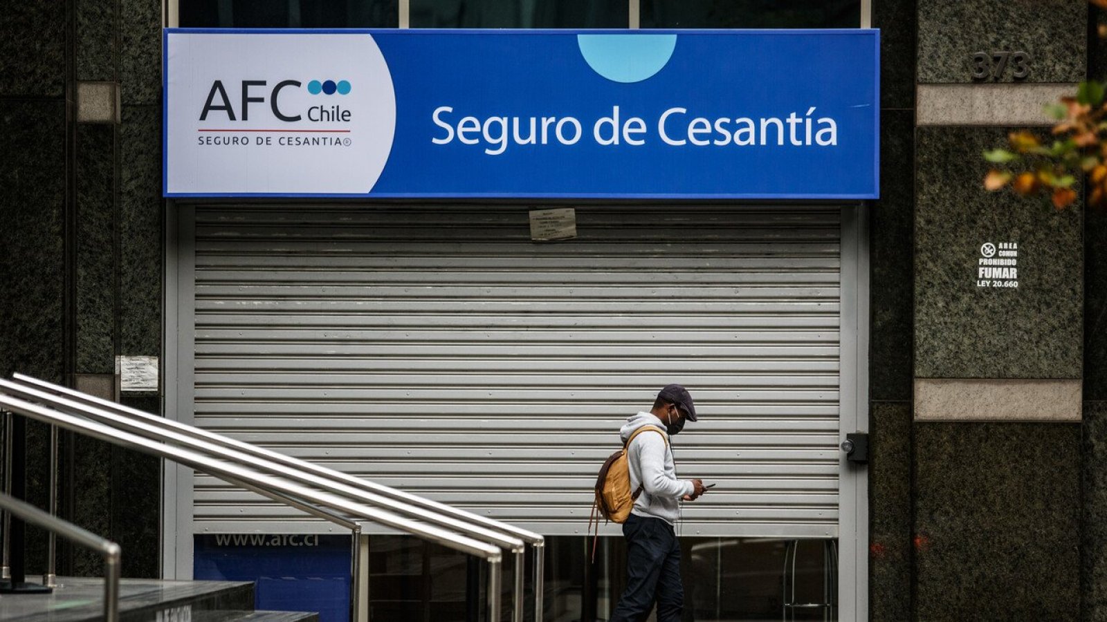 Frontis de oficina de Administradora de Fondos de Cesantía