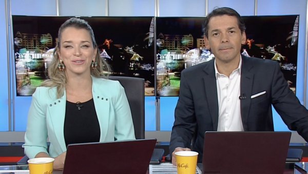 Carla Zunino y Gustavo Huerta en 24 AM.