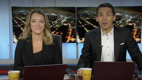 Carla Zunino y Gustavo Huerta en 24 AM.