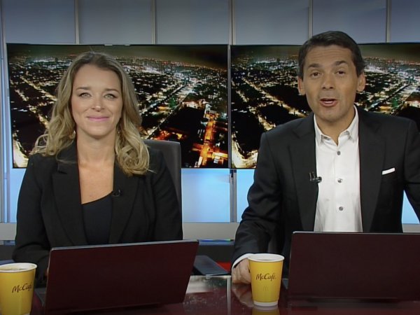 Carla Zunino y Gustavo Huerta en 24 AM.