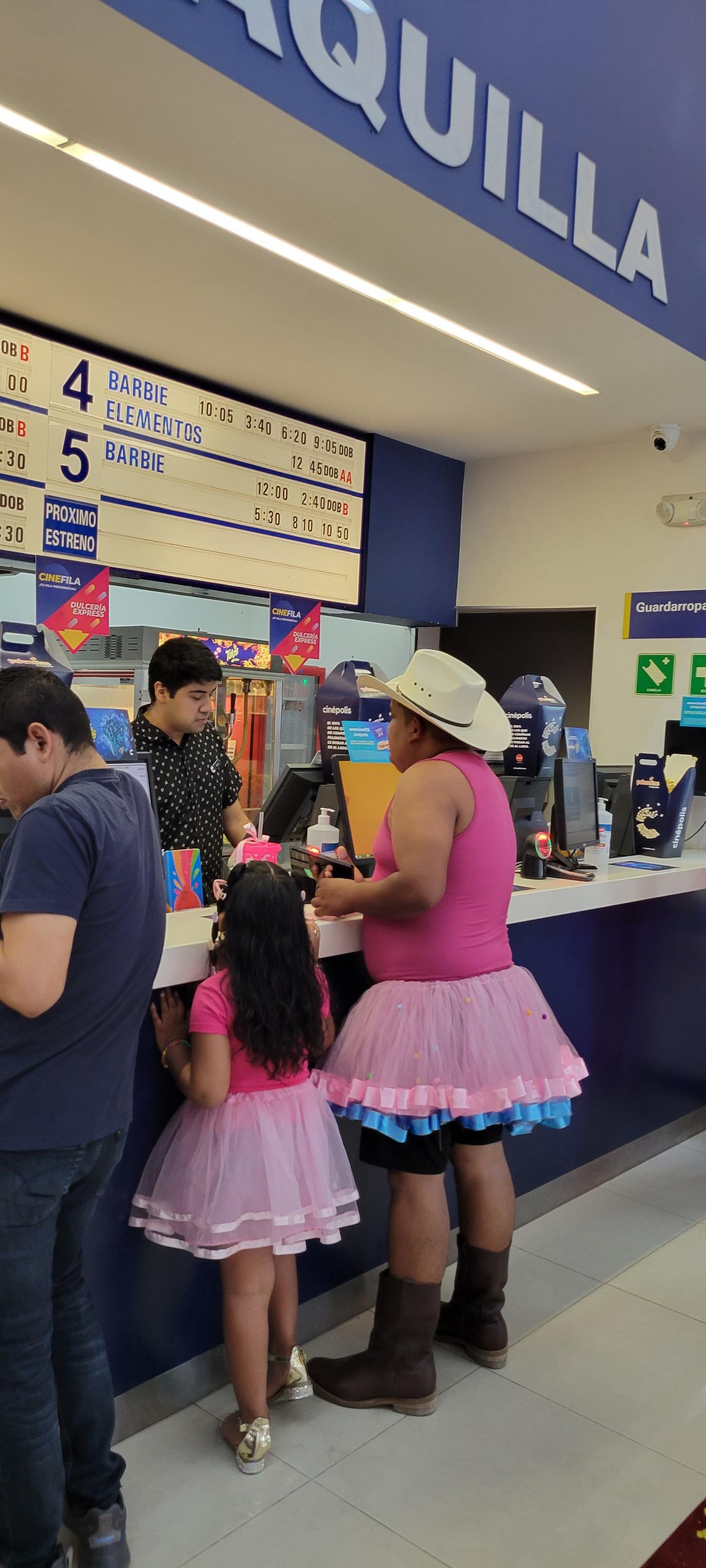 Eléazar y su hija en el cine