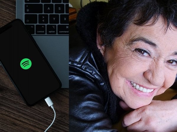 Cecilia, la incomparable, y teléfono con Spotify