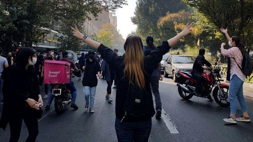 Protesta en Irán.