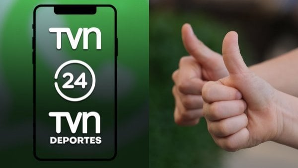 Canales de WhatsApp y un dedo arriba.