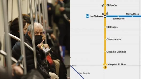 Metro de Santiago, nuevo mapa.