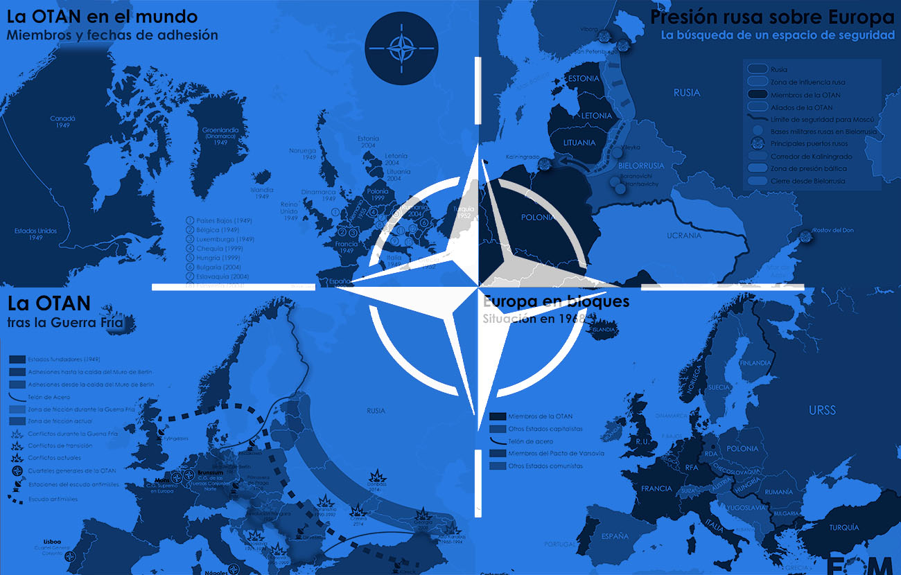 Mapa. OTAN. 