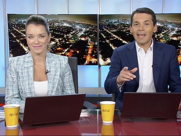 Carla Zunino y Gustavo Huerta en 24 AM.