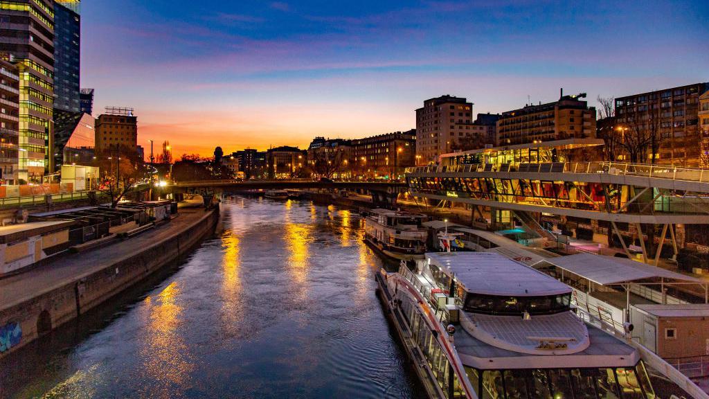 El Danubio a su paso por Viena