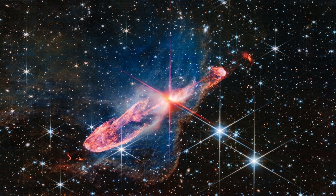 Estrellas en formación activa capturadas por telescopio James Webb