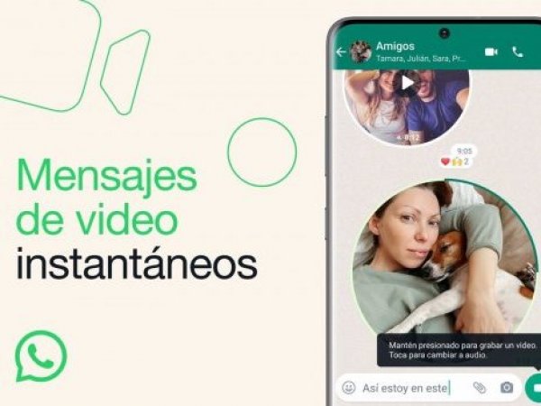 Videomensajes de Whatsapp.