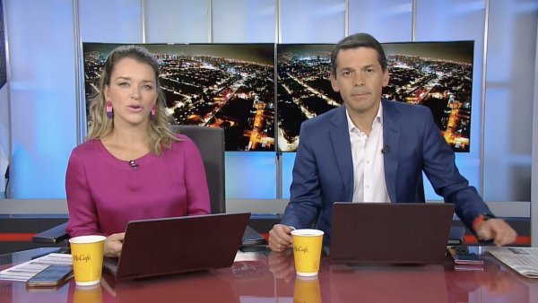 Carla Zunino y Gustavo Huerta en 24 AM.