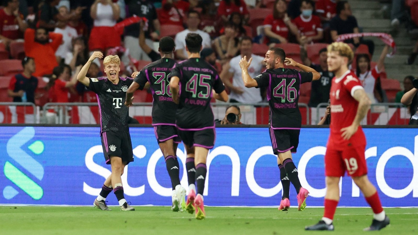 Bayern Munich celebra ante Liverpool en amistoso internacional