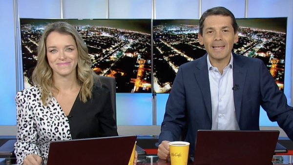 Carla Zunino y Gustavo Huerta en 24 AM.