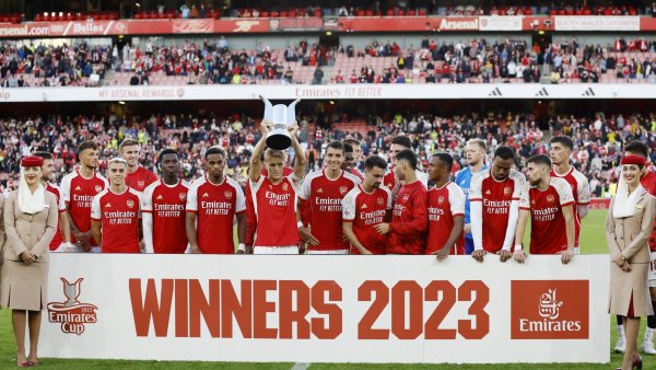 Arsenal campeón de la Emirates Cup 2023