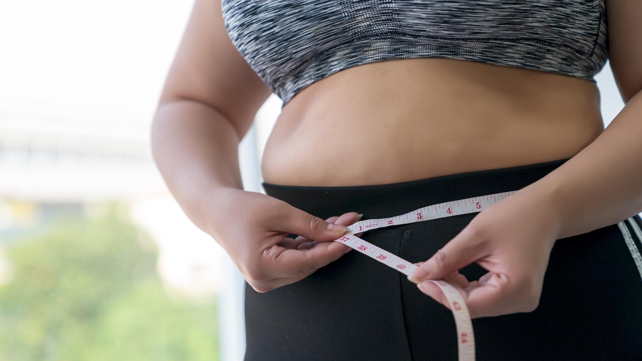 Persona con sobrepeso 