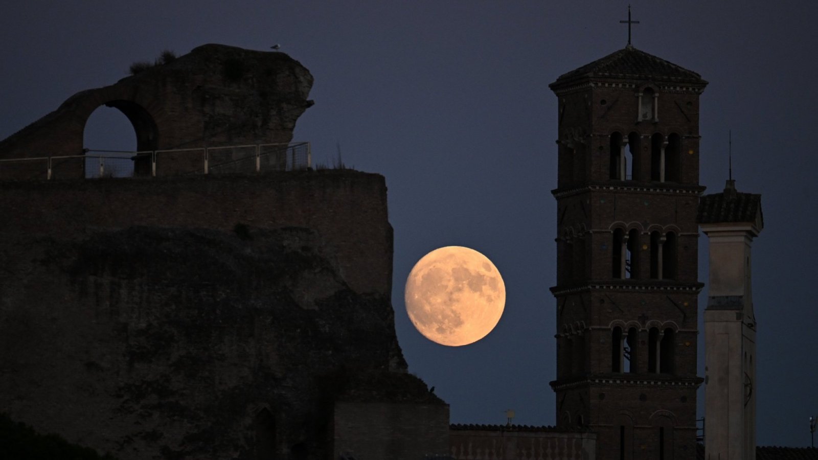 Foto de la Luna desde Roma