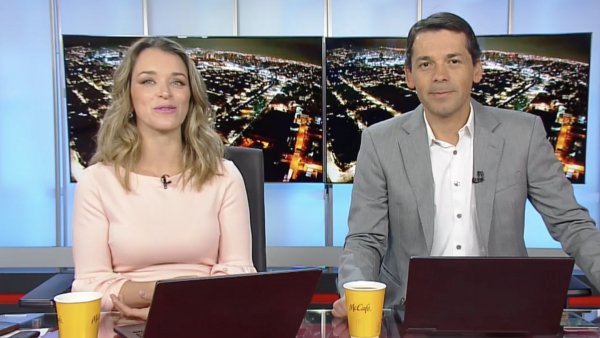Carla Zunino y Gustavo Huerta en 24 AM.