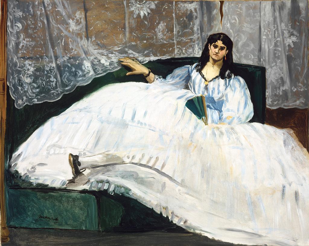 Mujer con abanico, 1862. Artista: Édouard Manet. 